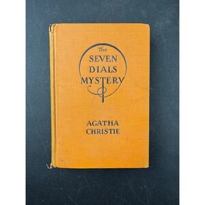 The Seven Dials Mystery Agatha Christie 1929 Grosset & Dunlap Vintage Hardcover